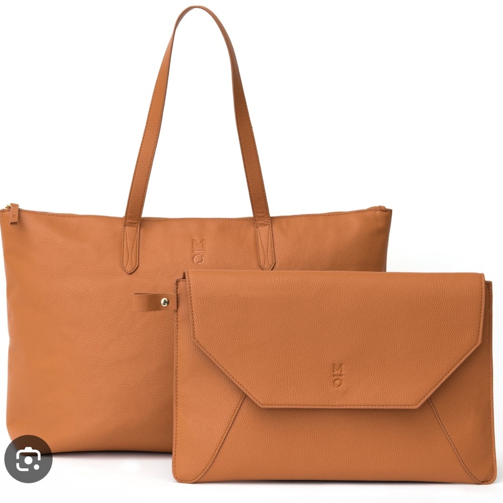 MOTILE Carmel VeganLeather Wireless  Commuter Laptop Tote Bag NWT*NO POWER BANK*